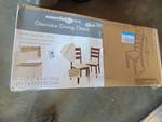 Home Essentials Glenview Dining Chair Ladder Back, Easy Assembly, 2 in the box