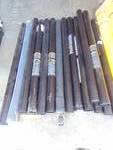 (15) ct lot Metal poles and steel base, 43