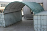 20 x 20 container shelter cover