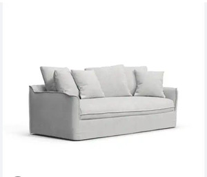 lot 11088 image: Oliver Space Ponti Sofa, Light Gray, Model 42-87-VAN544-1-HA, 83.5 x 38 x 27, Retail $1,099.00