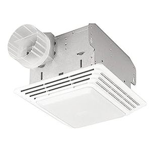 lot 15554 image: Broan 50 CFM Ventilation Fan with Light 2.5 Sones