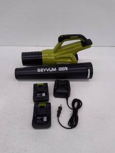 lot 15611 image: Seyvum 20V E6 Leaf Blower, Green