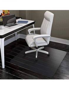 lot 15617 image: Chair Mat For Hard Wood Floors, Heavy Duty Floor Protector, Clear, 47 x 47