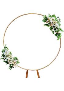 lot 15620 image: Aluminum Alloy Wedding Arch Backdrop, Rose Gold, (Unknown BrandSize)