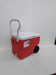 lot 15644 image: Coleman 40QT Wheeled Cooler