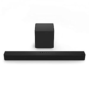 lot 15663 image: VIZIO V-Series 2.1 Home Theater Sound Bar with DTS VirtualX, Wireless Subwoofer and Alexa Compatibility, V214x-K6, 2023 Model