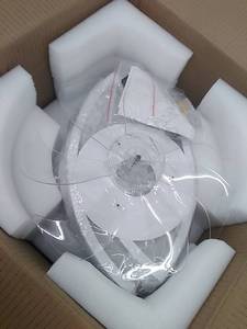 lot 15664 image: Small Ceiling Fan, White, Unknown Brand