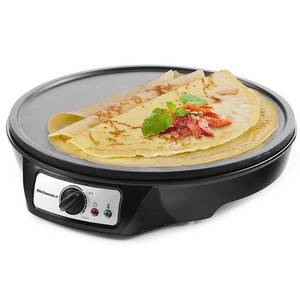 lot 15665 image: Elite Gourmet - 12 Electric Crepe Maker and Griddle - Black