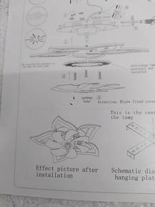 lot 15676 image: Large Ceiling Fan, White, Unknown Brand