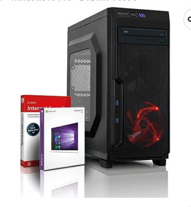 lot 15690 image: Shinobee SSD 6-Core Gaming PCMultimedia Desktop Computer - FX 6330 6 x 4.20 GHz - MSI Radeon RX 460 2GB DDR5-16GB DDR3-256 GB SSD - 1 TB - 6X USB - WiFi - Windows10 Pro - DVDRW #6996