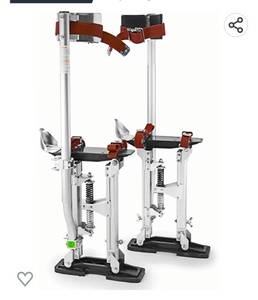 lot 15736 image: GypTool Pro 24 - 40 Drywall Stilts - Silver