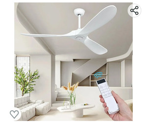 lot 15756 image: Humhold Ceiling Fan with Remote Control, 60, Model hdzys-60a1&nbsp