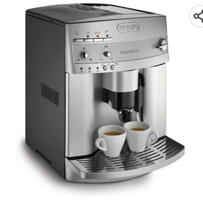 lot 54622 image: DeLonghi ESAM3300 Magnifica Super Automatic Espresso &amp Coffee Machine, Silver. NOT FULLY TEST, POWERS ON, APPEARS NEW
