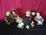 Lot of German Porcelain Dolls Purchased in Germany 1980's