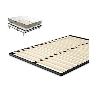 lot 46259 image: Zinus Deepak Easy Assembly Wood Slat 1.6 Inch Bunkie Board  Bed Slat Replacement, King (B074TVGW44)