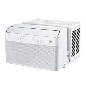 lot 46276 image: Midea 8 000 BTU Smart Inverter U-Shaped Window Air Conditioner 35% Energy Savings Extreme Quiet Cools up to 350 Sq. Ft. MAW08V1QWT