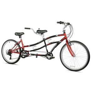 lot 46289 image: Kent 26 Northwoods 21-Speed Dual Drive Tandem Adult s Bike RedBlack-REtail-$289.11
