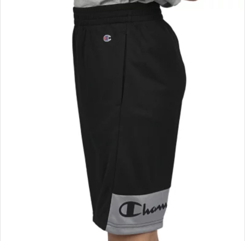 lot 31005 image: BOYS- 1820 Short. Champion Active. Black Concrete