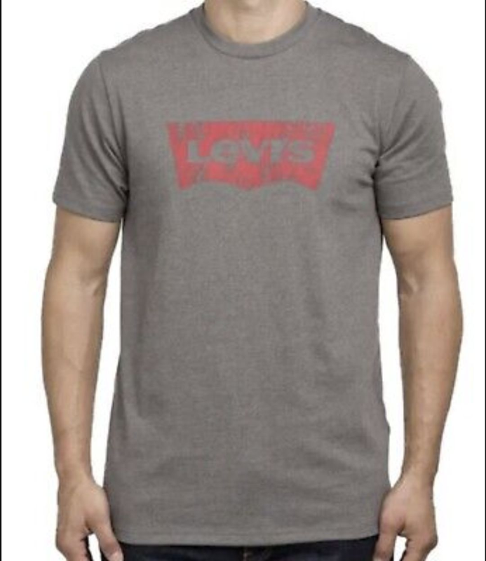 lot 41642 image: MENS- S T-Shirt. Levis. Grey