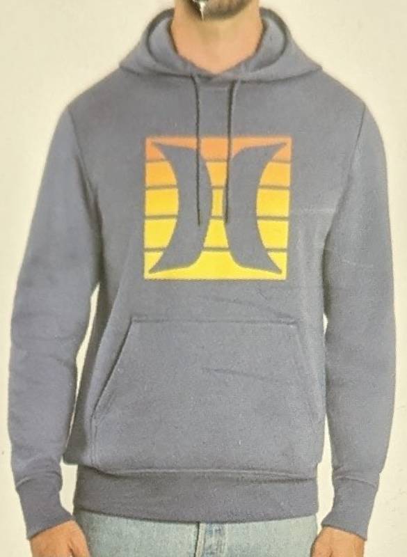 lot 42477 image: MENS- S Hoodie. Hurley. Diffused Blue $40 msrp