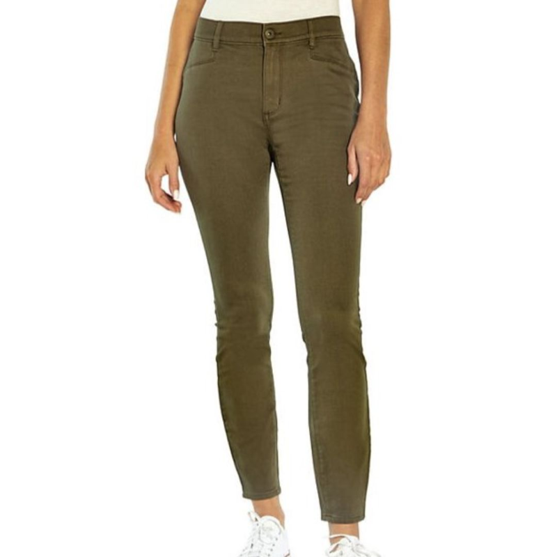lot 51018 image: WOMENS 14 . GAP STRETCH SKINNY. OLIVE NIGHT. msrp $50