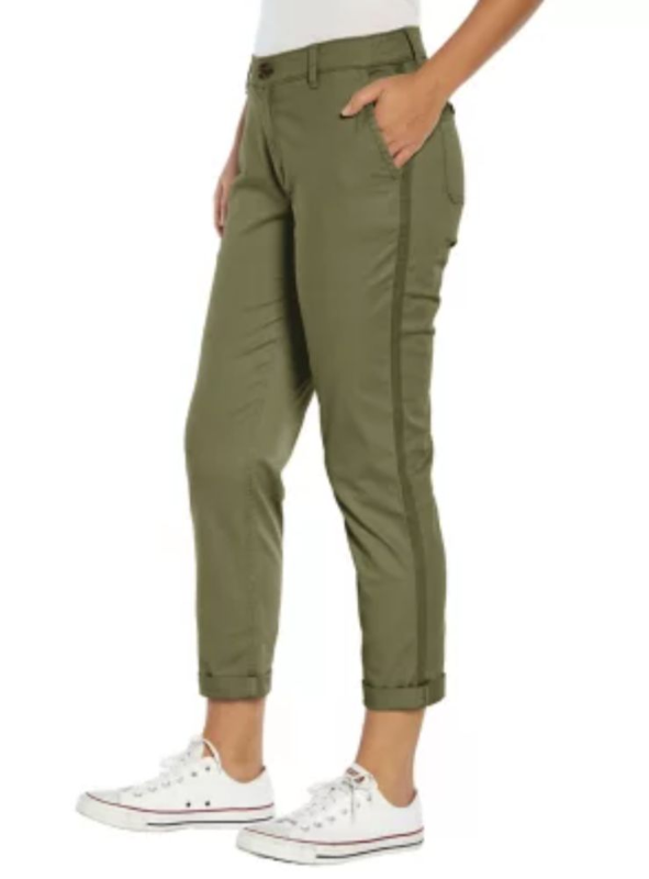 lot 51072 image: WOMENS- 4 PANTS. Gap. Clover $60 msrp
