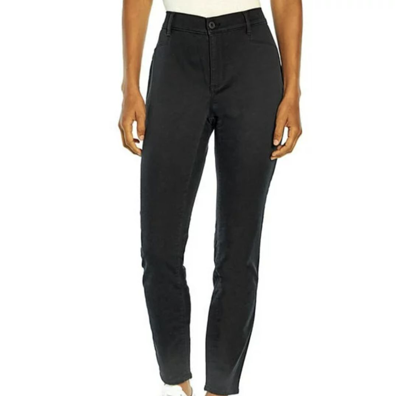lot 51622 image: PANTS- WOMENS Size 8 . GAP STRETCH SKINNY. BLACK. msrp $50