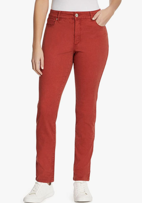 lot 51644 image: PANTS- WOMENS Size 14. BANDOLINO DELUXE AMY STRAIGHT LEG. BOSSA NOVA. msrp $49