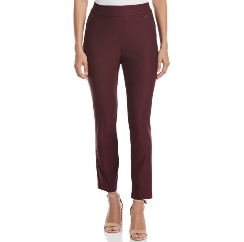 lot 52306 image: Pants - 16 Ladies Stretch Slim Ankle Pant. Wine Tasting. $59 msrp