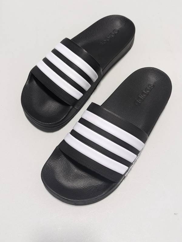lot 9401 image: MENs- 9 Sandals. Adidas. BlackWhite