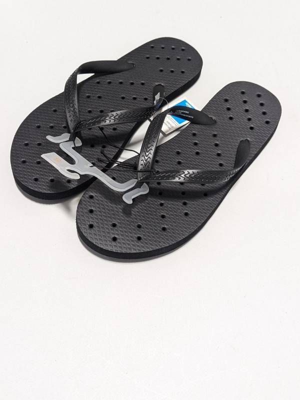 lot 9442 image: Adult- Shower Shoes. Unisex Mens 78, Ladies 89. Black