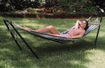 Texsport Crystal Bay Fabric Hammock with Steel Stand