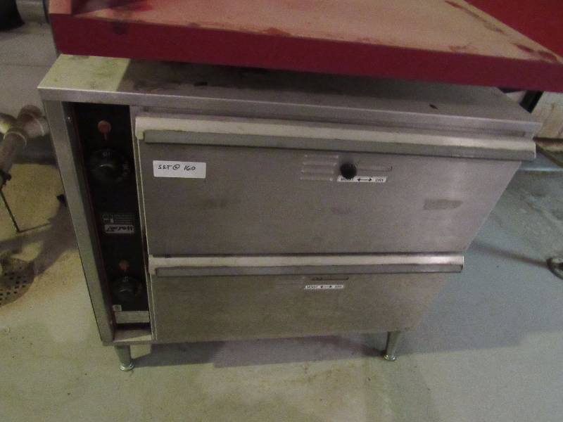 lot 1571 image: AP Wyott 2 Drawer Under Counter ChipBun Warmer