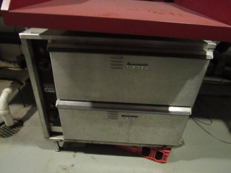 lot 1583 image: AP Wyott 2 Drawer Under Counter ChipBun Warmer