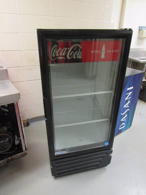 lot 1605 image: Impera Glass Front Reach In Cooler