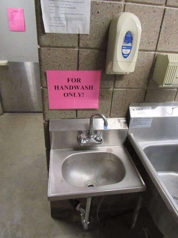 lot 1627 image: Fully Stainless Hand Washing Station