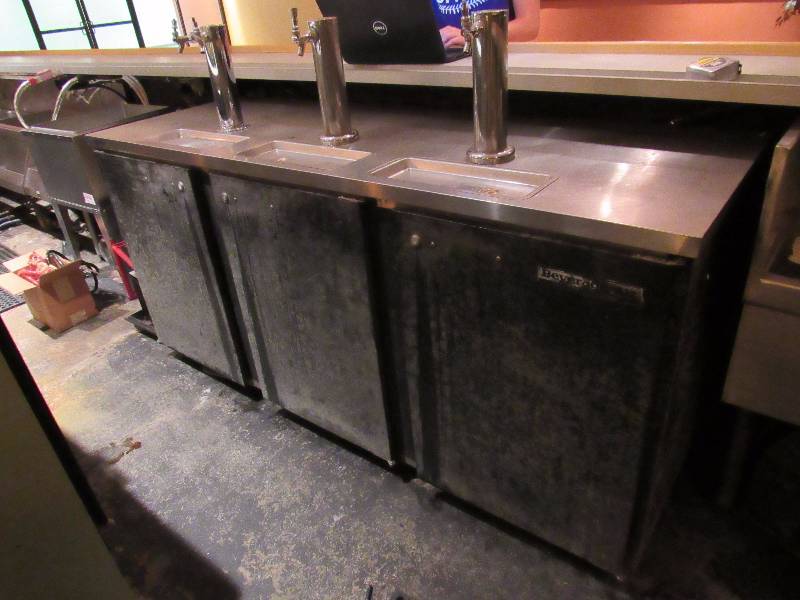 lot 1642 image: 78 Beverage-Air Kegerator Box With (3) Draft Towers