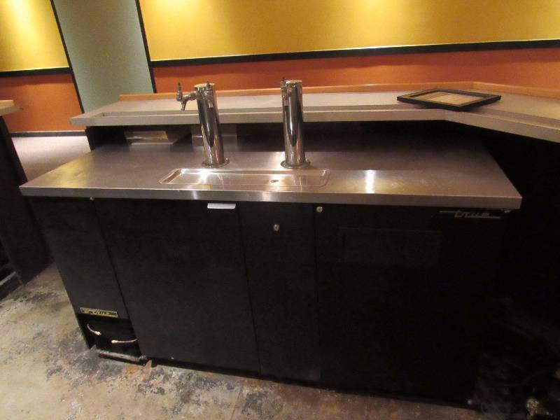 lot 1643 image: 69 True Kegerator Box With (2) Draft Towers
