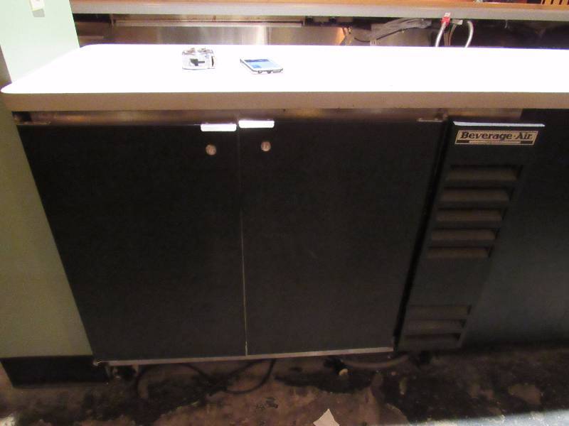 lot 1644 image: 46 Beverage-Air Under Counter Cooler On Legs