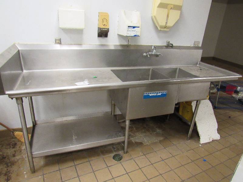 lot 1649 image: Fully Stainless (2) Compartment Sink