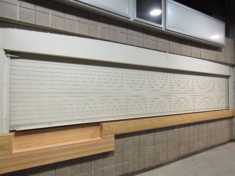 lot 1708 image: 21Ft X 58 North American Rolling Door Inc. Security Door