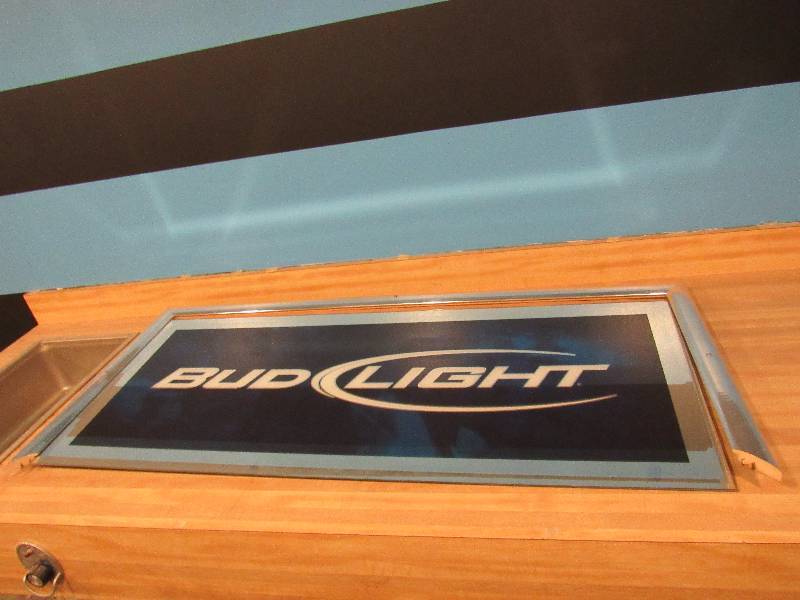 lot 1712 image: 48 X 20 Bud Light Bar Mirror