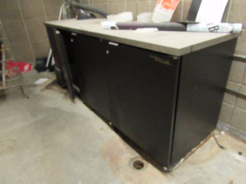 lot 1717 image: 90 True Back Bar Refrigerator