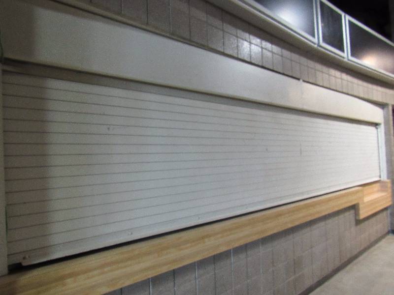 lot 1719 image: 21Ft X 58 North American Rolling Door Inc. Security Door