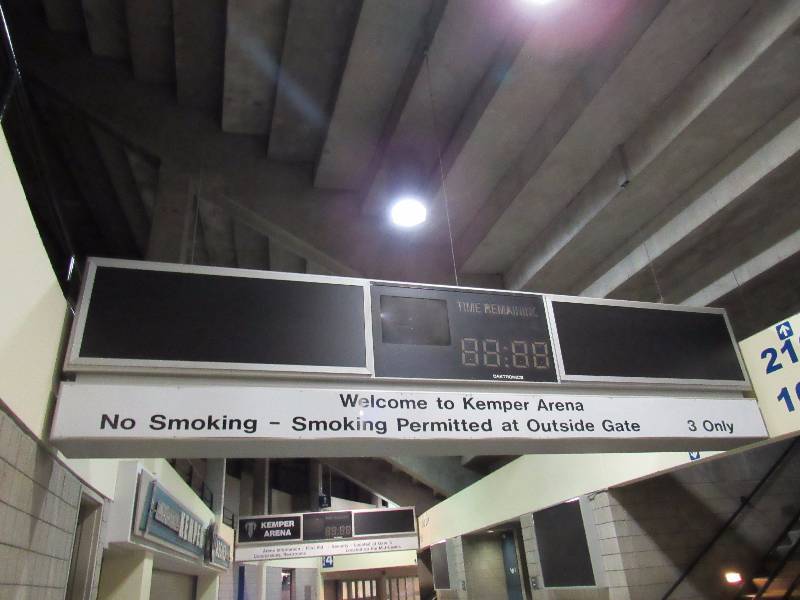lot 1742 image: 20Ft Long  55 Tall 2Ft Thick Electronic Arena Billboard
