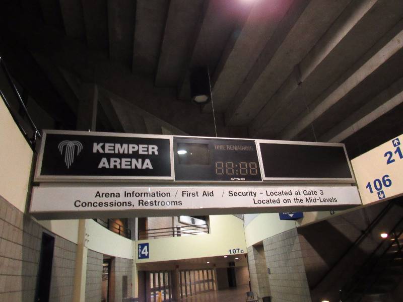 lot 1743 image: 20Ft Long  55 Tall 2Ft Thick Electronic Arena Billboard