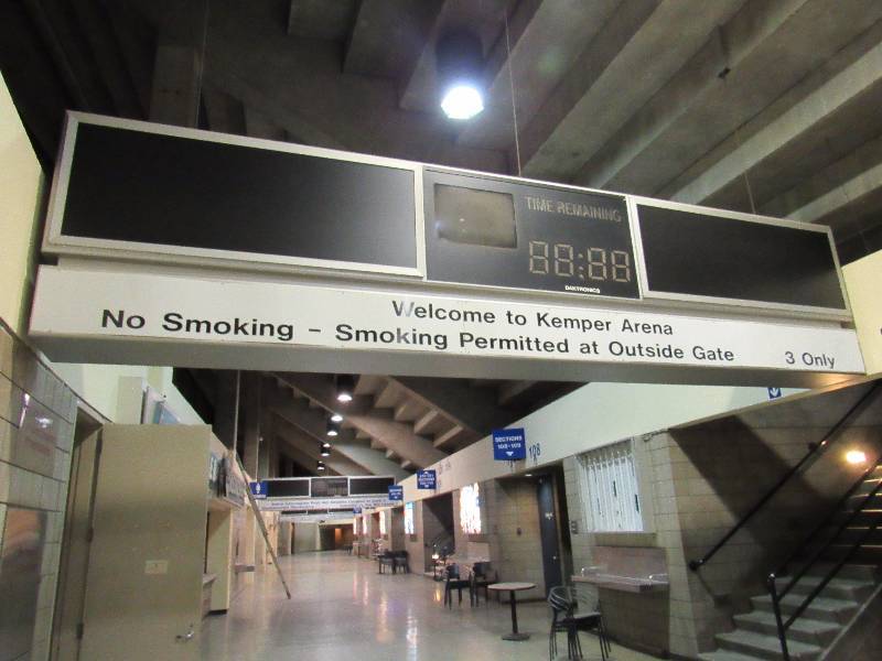 lot 1744 image: 20Ft Long  55 Tall 2Ft Thick Electronic Arena Billboard