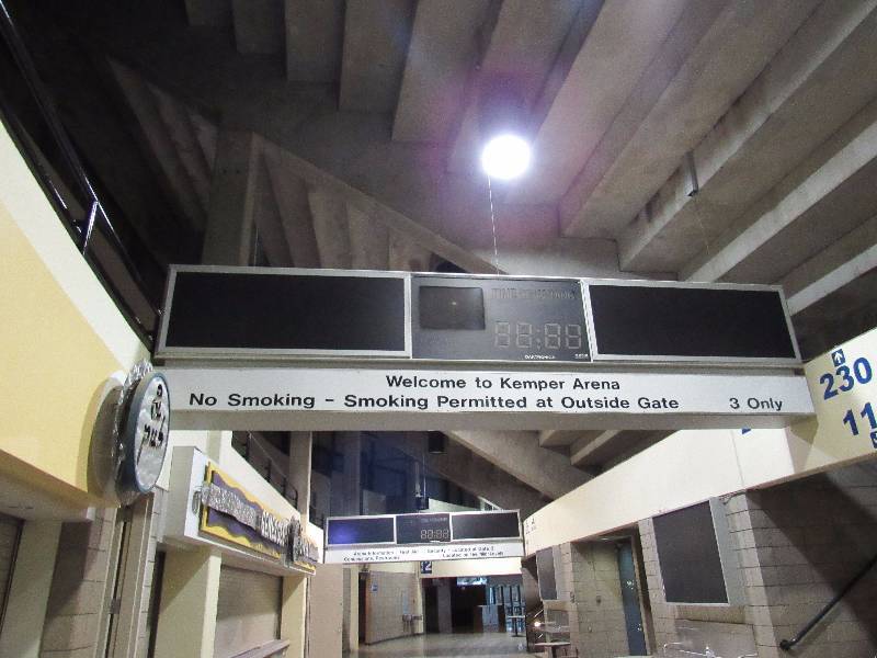 lot 1747 image: 20Ft Long  55 Tall 2Ft Thick Electronic Arena Billboard
