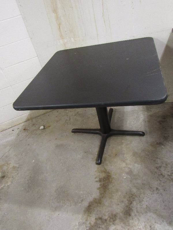 lot 1808 image: 36 Square Table With Laminated Composite Wood Top
