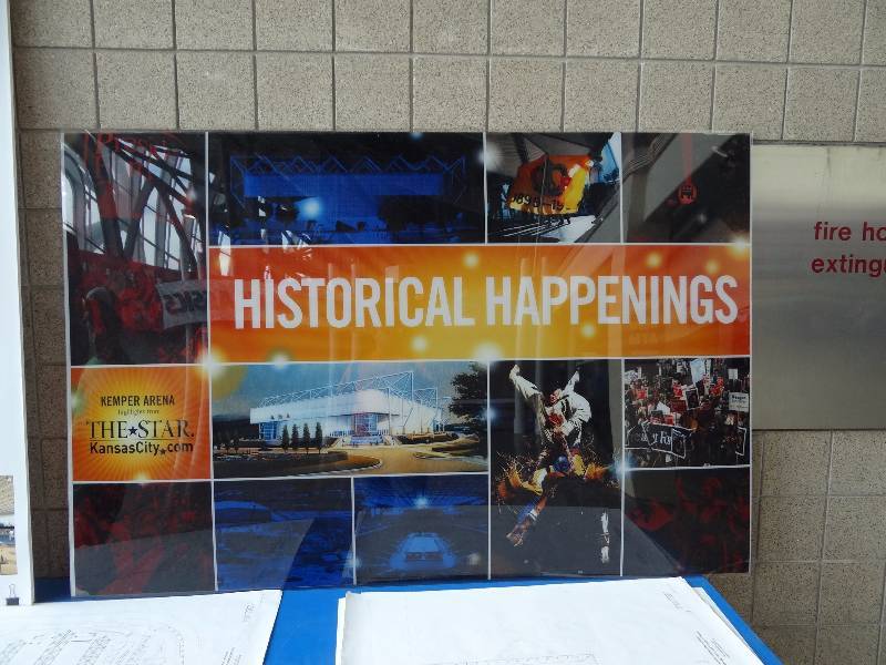 lot 2047 image: Kemper Arena Memorabilia Sign